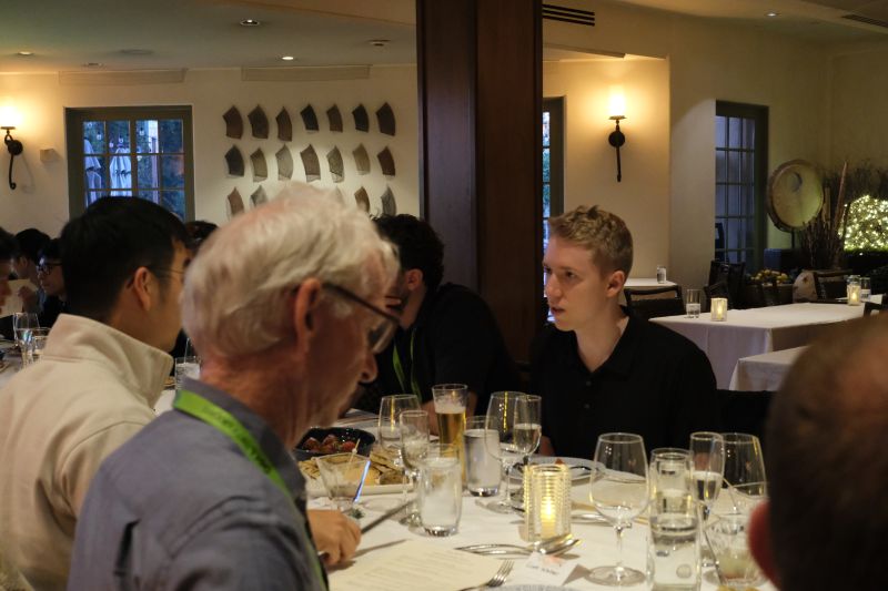 Dinner guests gathered at Dio Deka