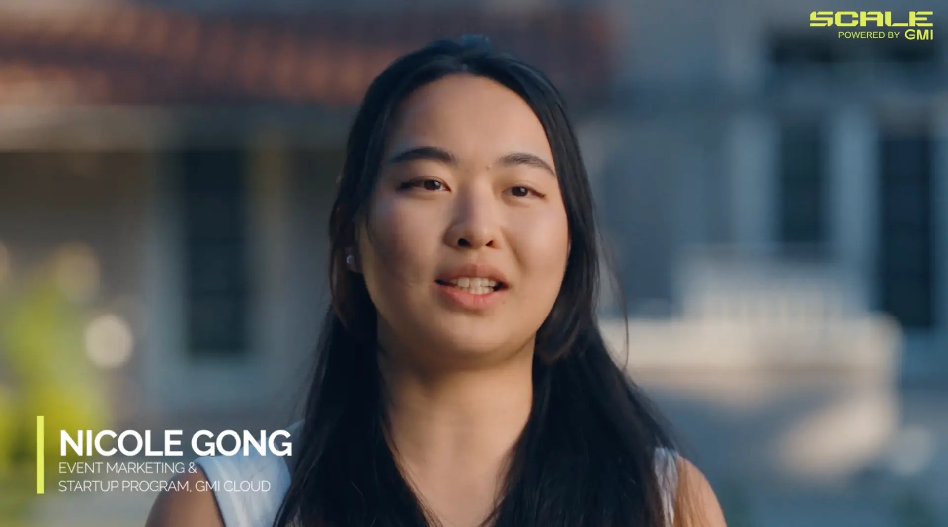 Nicole Gong speaking about SCALE